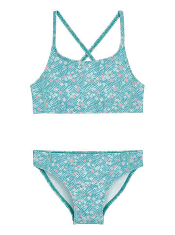 Playshoes UV-Schutz Bikini Geblümt in petrol