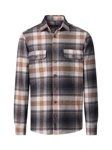 CASAMODA Freizeithemd in Braun