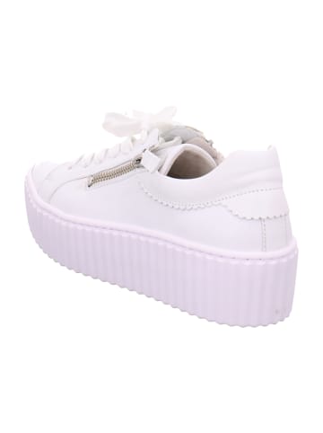 Gabor Plateau Schnürschuhe in Weiß