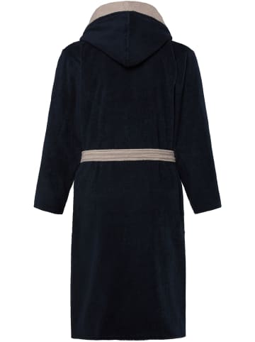 Men Plus Bademantel in navy blau
