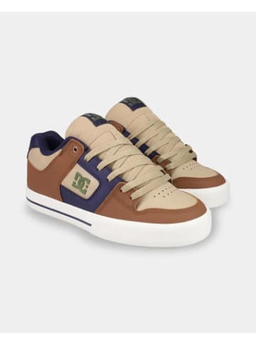 DC Shoes Sneackers Pure in Brown/Navy/Tan