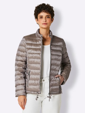creation L Leichtdaunenjacke in taupe-hellgrau
