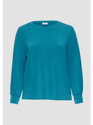 s.Oliver Sweatshirt in 6469_petrol