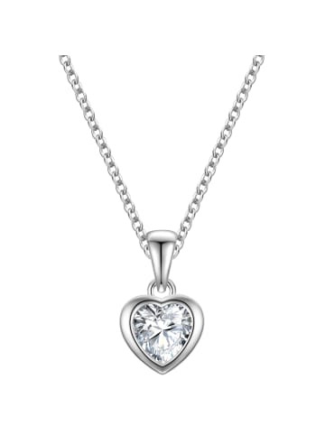 Rafaela Donata Halskette Herz aus Sterling Silber mit Zirkonia in silber