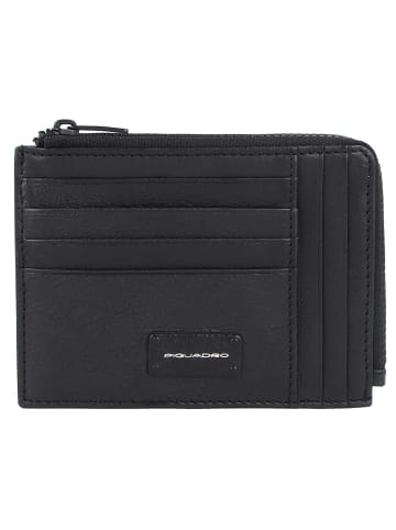 Piquadro Harper Kreditkartenetui Leder 13 cm in black