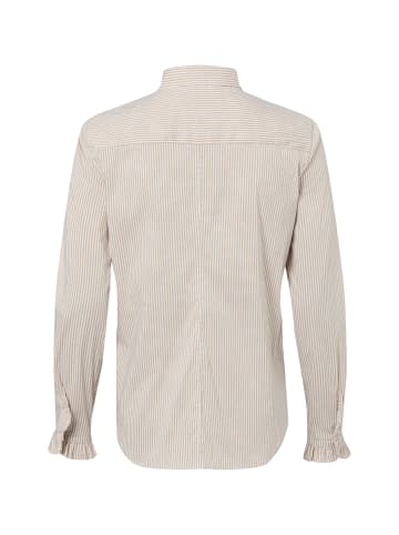 Mos Mosh Bluse MMMattie in taupe weiß - 0001