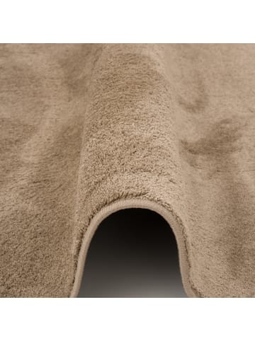 Pergamon Hochflor-Teppich Melia in taupe