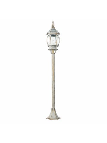 Licht-Erlebnisse Wegeleuchte (B)15.5 x (L)15.5 x (H)115.5 cm in Weiß Gold