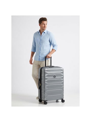 Delsey Meteor 4 Rollen Trolley L 78 cm mit Dehnfalte graphite