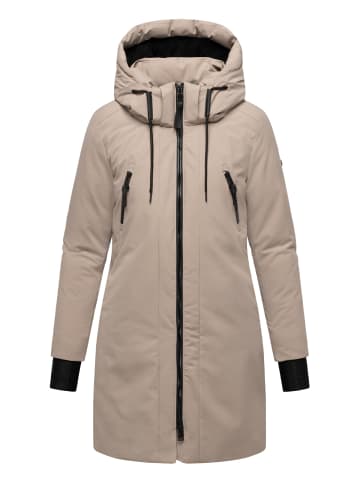 Navahoo Wintermantel Winterzart 14 in Taupe Grey