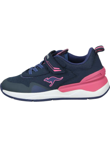 Kangaroos Klettverschluss-Schuhe in dk navy/fandango pink