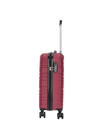 Paradise by CHECK.IN Santiago 2.0 - 4-Rollen-Kabinentrolley 55 cm in beere