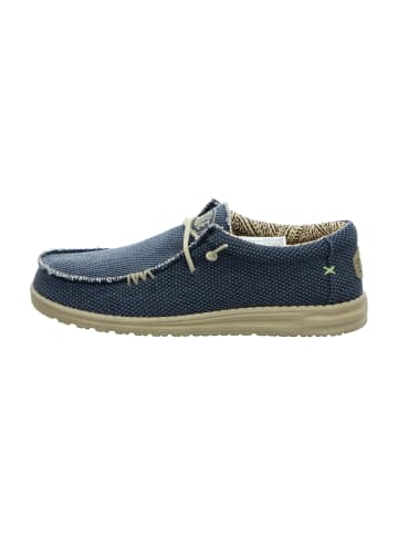 Hey Dude Mokassin Schnürschuhe in Blau