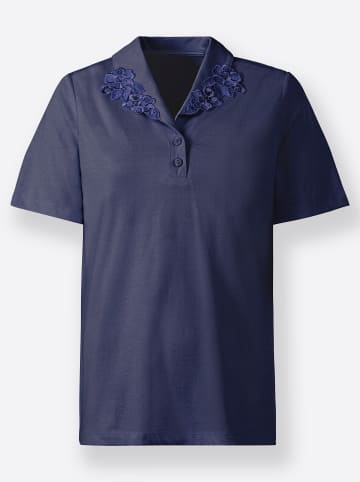 WITT WEIDEN Poloshirt in nachtblau