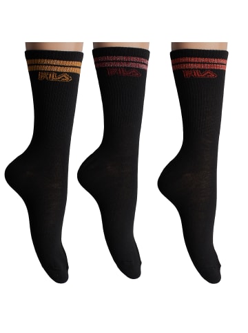 Fila 3er-Set: Socken in Black