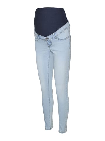 Vero Moda Umstandsjeans mit Skinny Fit in Light Blue Denim