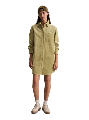 Marc O'Polo DENIM Cord-Hemdblusenkleid relaxed in Artichoke Leaf
