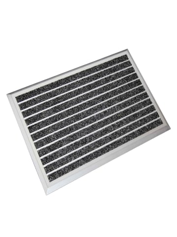 Astra Gummi Fußmatte mit Alu Kante EXCELLENCE MAT 1 in Grau
