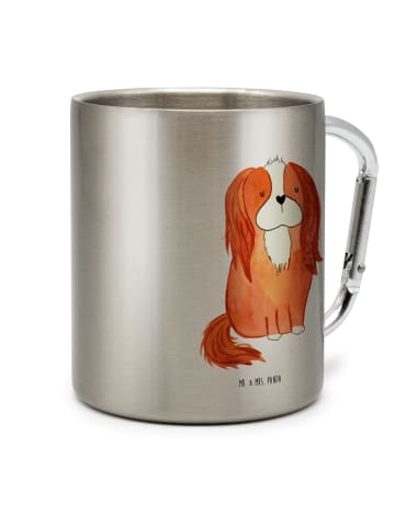 Mr. & Mrs. Panda Becher Aus Edelstahl Hund Cavalier King Charles... in Silber