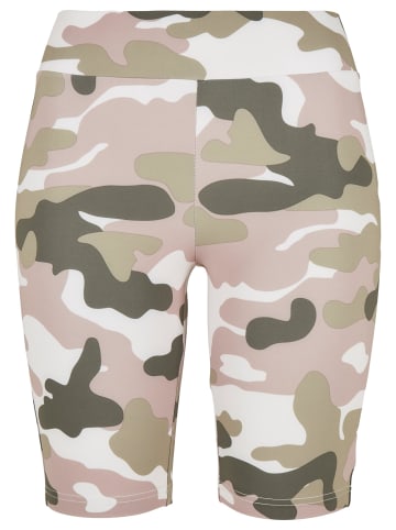 Urban Classics Radlerhosen in duskrose camo