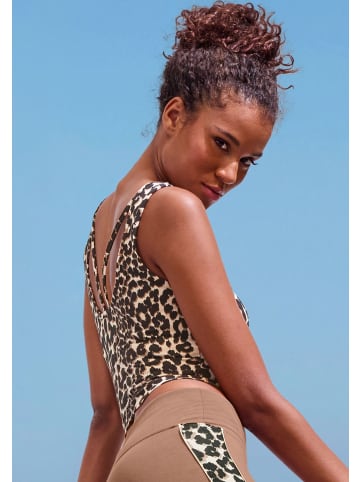 LASCANA ACTIVE Crop-Top in beige