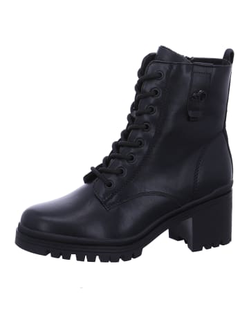 S. Oliver Schnürstiefel in Schwarz