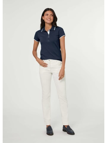 MADELEINE Klassisches Poloshirt in marine