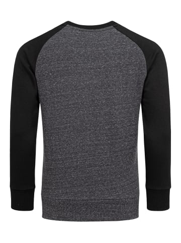 Amaci&Sons Pullover mit Rundhalsausschnitt ELGIN in Schwarz/Schwarz