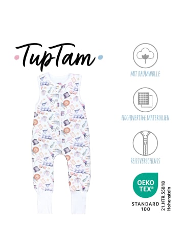 TupTam Baby Ganzjahresschlafsack mit Beinen 2,5 Tog in rosa/blau