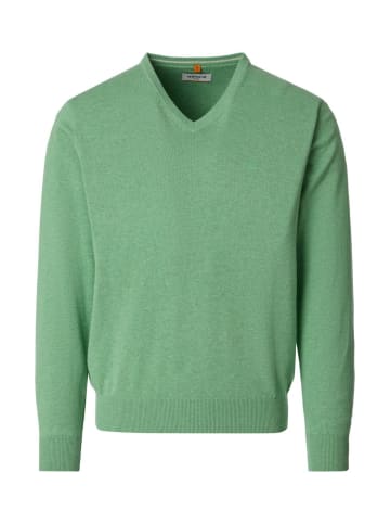 V-Ausschnitt Pullover in grün