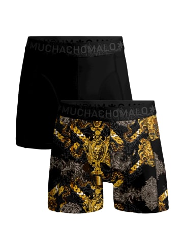 Muchachomalo 2er-Set: Boxershorts in Multicolor/Black