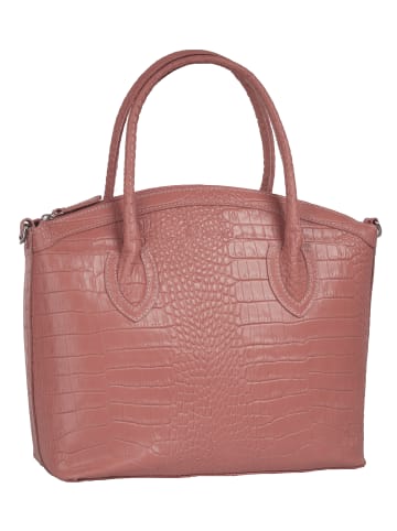 Cluty Handtasche echt Leder in alt-rosa