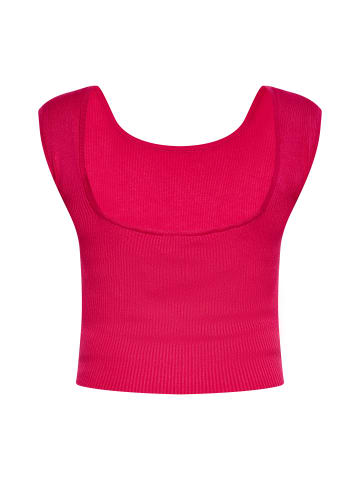 myMo at night Damen Crop-Top in Fuchsia