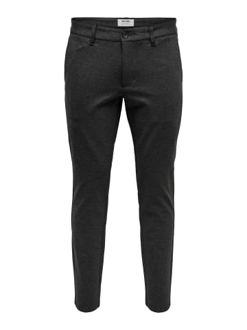 ONLY & SONS Chino Hose in Dark Grey Melange