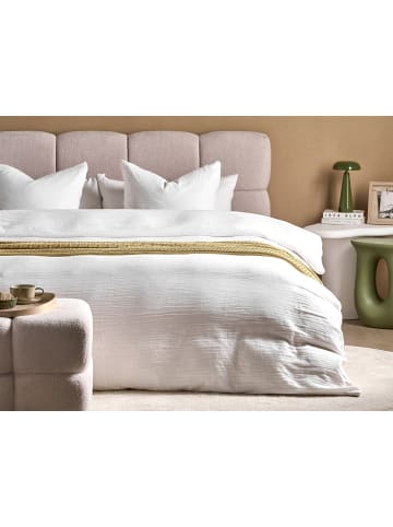 Beliani 3-tlg Bettwäsche-Set SUMNER in Weiß