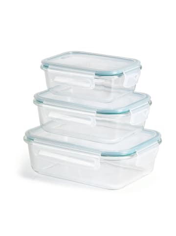 Gourmet Maxx Glas-Frischhaltedosen Klick-it 6-tlg. grün mit Mikrowellenventil grün