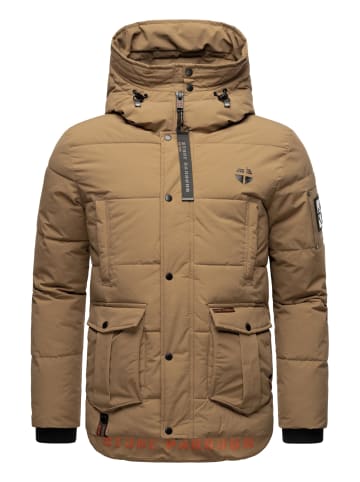 STONE HARBOUR Winterjacke Admaroo in Light Brown