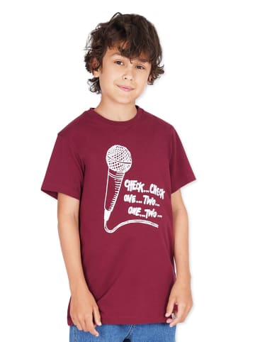 Band of Rascals T-Shirts " Check Check " in bordeaux