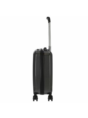 Check.In London 2.0 - 4-Rollen-Trolley 50 cm (orange) in carbon schwarz
