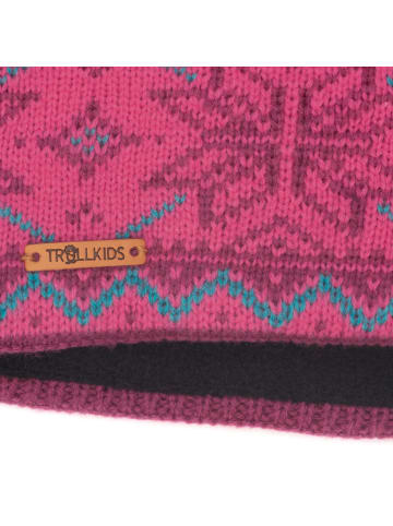 Trollkids Winter Stirnband Rauland in light magenta