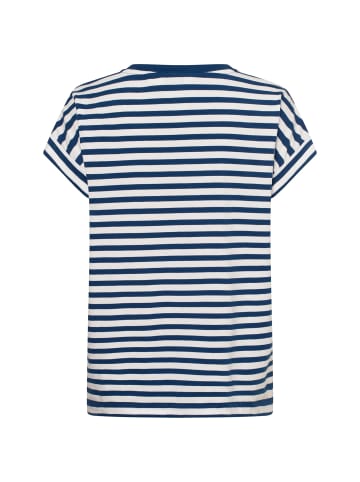 armedangels T-Shirt Idaara in blau weiß