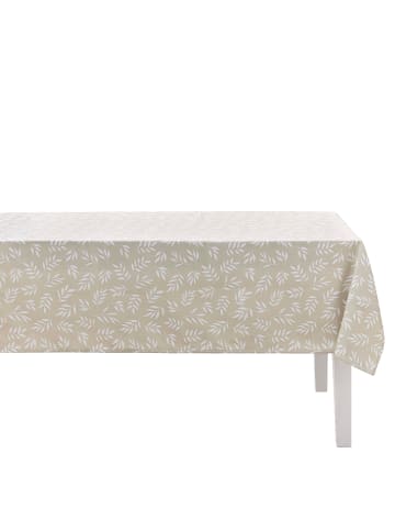 Douceur d’Intérieur Rechteckige Tischdecke NAYA, mit Druck in Beige, (B) 145 x (H) 0,2 x (L) 240 cm