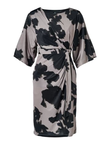 Mart Visser Kleid mit Mailänder Print, Schwarz/Grau