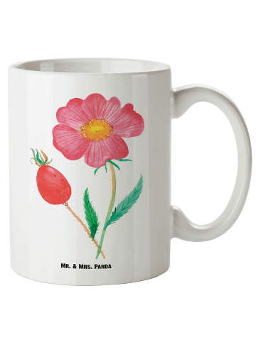 Mr. & Mrs. Panda Teetasse Blume HageRundunge ohne Spruch in Weiß