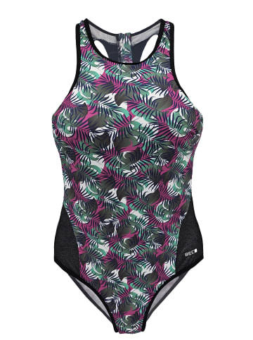 BECO the world of aquasports Badeanzug Jungle Dream in schwarz-bunt