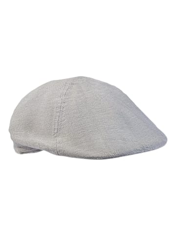 Camel Active Flat Cap aus Leinen-Mix in Steingrau