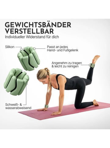 Neolymp Gewichtsmanschette "PLWC210" < in Matchagrün, 2 kg