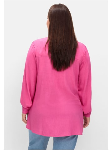 sheego Longbluse in fuchsia