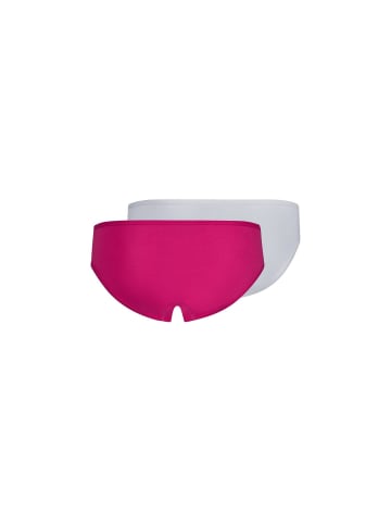 Skiny Slip 2er Pack in Pink/Weiß