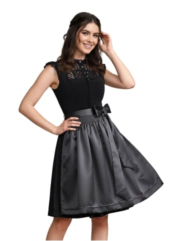 KRÜGER Mididirndl CALISTA in schwarz